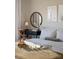 Bright bedroom with a comfortable bed and a wooden desk at 8018 Elevate Ct, Charlotte, NC 28205