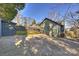 Large concrete area and shed in backyard at 1204 Buchanan St, Charlotte, NC 28203