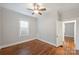 Bright bedroom with hardwood floors and ample natural light at 1204 Buchanan St, Charlotte, NC 28203