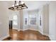 Bright dining room with hardwood floors and bay window at 1204 Buchanan St, Charlotte, NC 28203