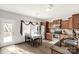 Eat-in kitchen with stainless steel appliances and wood cabinets at 1444 Swaying Branch Ln, Clover, SC 29710