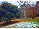 Landscaped yard with mature trees at 1780 23Rd Avenue Ne Ln, Hickory, NC 28601