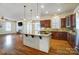 Open kitchen and living room area perfect for entertaining friends and Gathering at 2607 White Pines Ct, Monroe, NC 28112