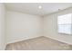 Simple bedroom with neutral wall and carpet at 3321 15Th Sw Ave, Hickory, NC 28602