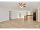 Bright living room with hardwood floors and open concept kitchen at 3321 15Th Sw Ave, Hickory, NC 28602