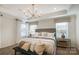 Main bedroom with a king-size bed and neutral color palette at 5004 Rill Ct # 37, Charlotte, NC 28262