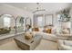 Bright living room with large windows and comfy seating at 5004 Rill Ct # 37, Charlotte, NC 28262