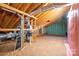 Unfinished bonus room with high ceilings at 8176 Viscount Ct, Denver, NC 28037