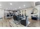 Bright dining area with glass table and seating at 10045 Carousel Corral Dr, Midland, NC 28107