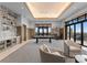 Well appointed game room with billiards table, wet bar, and comfortable seating area at 130 Cherokee Rd # 104, Charlotte, NC 28207
