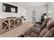 Bonus room view of a comfortable seating area and an entertainment unit at 1342 Galloway Rd # 132, Charlotte, NC 28262