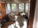 Cozy living room with bay window and comfortable seating at 140 Landlubber Trl # H73, Mount Gilead, NC 27306