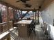 Covered deck features an outdoor bar with seating at 140 Landlubber Trl # H73, Mount Gilead, NC 27306