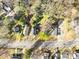 Aerial view of property and surrounding neighborhood context at 213 N Congress St, York, SC 29745