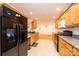 Bright kitchen features updated granite countertops and stainless steel appliances at 300 Pine Meadows Cir, Hickory, NC 28601