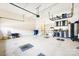 Large three car garage with workshop area and built in shelving and storage at 3024 Kern Dr, Salisbury, NC 28147