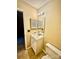 Bathroom with vanity, toilet and mirror at 3959 Briarhill Dr, Charlotte, NC 28215