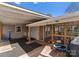 Spacious backyard with a screened-in porch and adjacent outdoor workout area and deck at 443 Picadilly Ln, Troutman, NC 28166