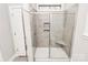 Modern shower with a built-in niche and seat at 5230 Club View Dr, Concord, NC 28025