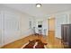 Bright office with a cowhide rug and plenty of natural light at 7135 Folger Dr, Charlotte, NC 28270