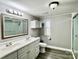 Bathroom features double vanity and a large mirror at 758 Shannon Meadows Rd, Clover, SC 29710