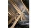 Unfinished attic space with exposed framing and insulation at 9657 Liberty Hill Dr, Mint Hill, NC 28227