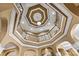 Dramatic view of the foyer's detailed ceiling, wrought iron railing, and architectural design at 103 Glenholden Ln, Mooresville, NC 28115