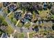 Aerial view of luxury home neighborhood with curved streets at 104 Lazenby Dr, Fort Mill, SC 29715