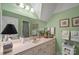 Light and bright bathroom with updated vanity and fixtures at 104 Lazenby Dr, Fort Mill, SC 29715