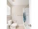 Simple bathroom with shower and linen storage at 10841 Twisted Bark Ln, Charlotte, NC 28213