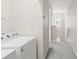 Convenient upper-level laundry with washer and dryer at 10841 Twisted Bark Ln, Charlotte, NC 28213