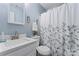 Clean bathroom with shower/tub combo and updated vanity at 109 Copes Ct, York, SC 29732