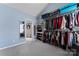 Large walk-in closet with ample shelving and hanging space at 109 Copes Ct, York, SC 29732