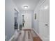 Bright and airy entryway with gray walls and wood-look floors at 109 Copes Ct, York, SC 29732