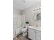 Clean bathroom, white vanity, and bathtub at 116 Westover Ave, Kannapolis, NC 28081