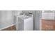 Bright laundry room with washer and dryer included at 11615 Kingsley View Dr, Charlotte, NC 28277