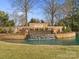 Community entrance with a beautiful fountain at 12835 Cadgwith Cove Dr, Huntersville, NC 28078