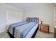 Cozy bedroom with a double bed and built-in closet at 1323 Queens Rd # 407, Charlotte, NC 28207