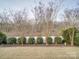 Private backyard with a fence and manicured hedges at 156 Carmen Way # 70, Lancaster, SC 29720