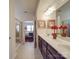 Double vanity bathroom with a large shower at 156 Carmen Way, Lancaster, SC 29720