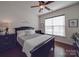 Spacious bedroom with hardwood floors and ceiling fan at 156 Carmen Way # 70, Lancaster, SC 29720