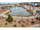 Scenic community pond with fountains and walking paths at 156 Carmen Way # 70, Lancaster, SC 29720