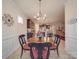 Dining room with table and chairs, view of kitchen and living room at 156 Carmen Way # 70, Lancaster, SC 29720