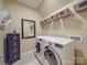 Convenient laundry room with washer, dryer, and storage at 156 Carmen Way # 70, Lancaster, SC 29720