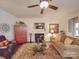 Living room showcasing a fireplace and comfortable seating at 156 Carmen Way, Lancaster, SC 29720