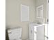 Simple bathroom with white vanity and a mirror at 200 Church Dr, Shelby, NC 28150