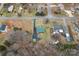 Aerial view of a single Gathering home and surrounding area at 2590 Pierson St, Newton, NC 28658