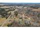 Aerial view of residential neighborhood, showcasing homes and landscape at 2590 Pierson St, Newton, NC 28658