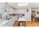 Modern kitchen with white cabinets and spacious island at 2590 Pierson St, Newton, NC 28658