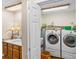 Convenient laundry room with washer and dryer at 2590 Pierson St, Newton, NC 28658